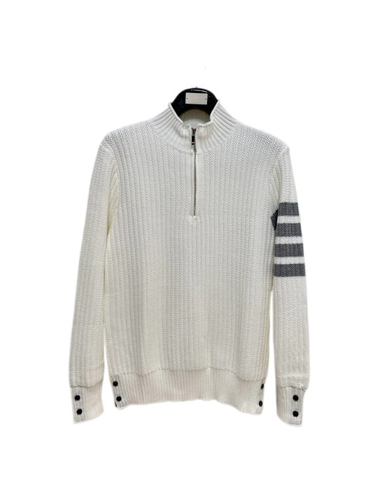 TB 經典款四槓毛衣 (白)