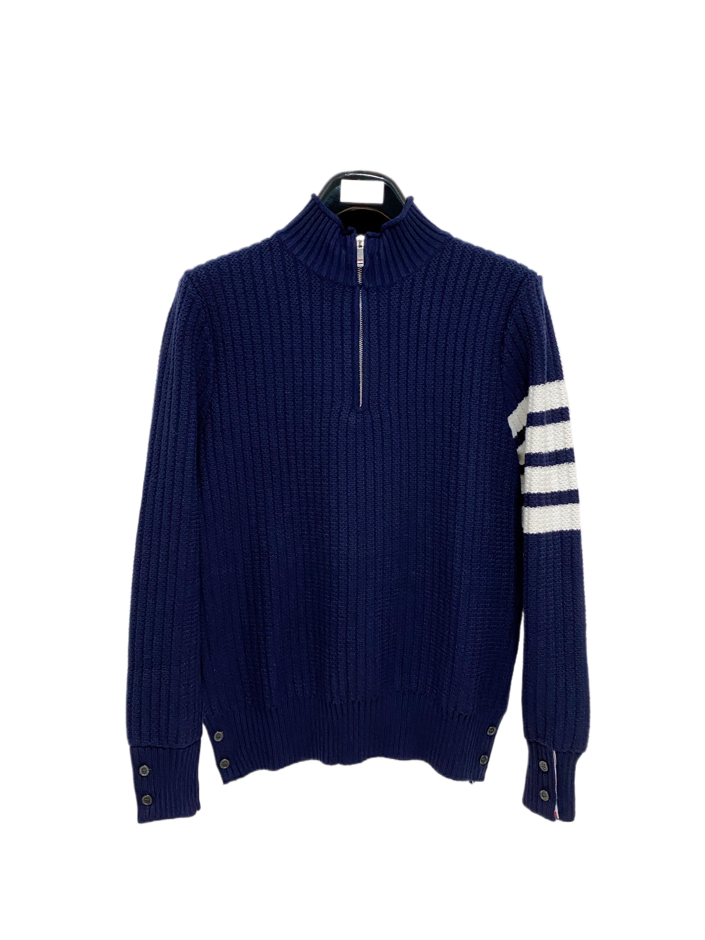 TB 經典款四槓毛衣 (藍)