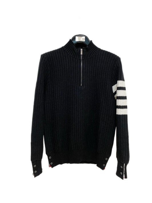 TB 經典款四槓毛衣 (黑)