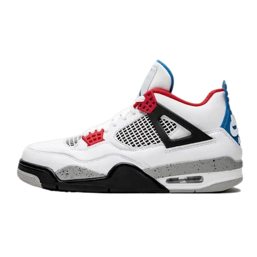 Air Jordan 4 白底紅藍