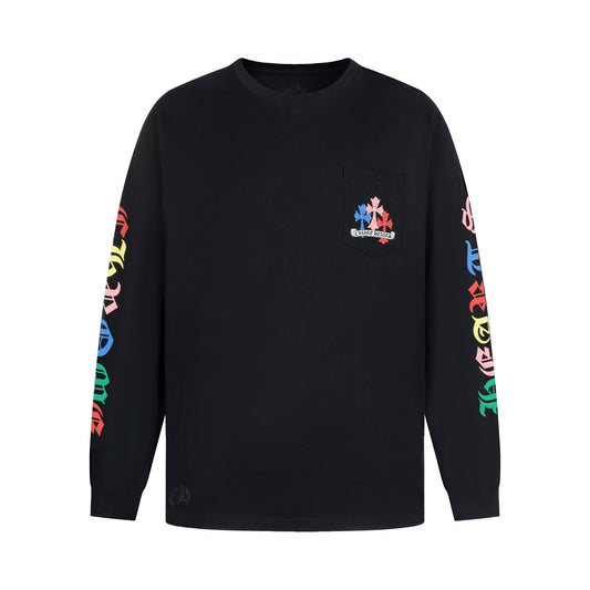 CHROME HEARTS 邁阿密限定彩色十字架長袖（黑色）