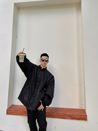 BALENCIAGA 美紋膠帶衝鋒衣