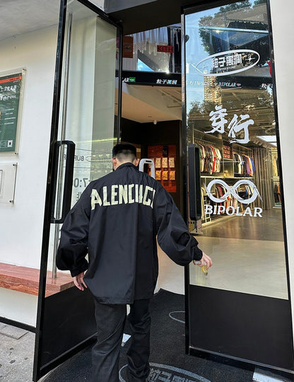 BALENCIAGA 美紋膠帶衝鋒衣