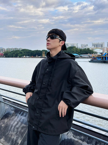 BALENCIAGA 美紋膠帶衝鋒衣