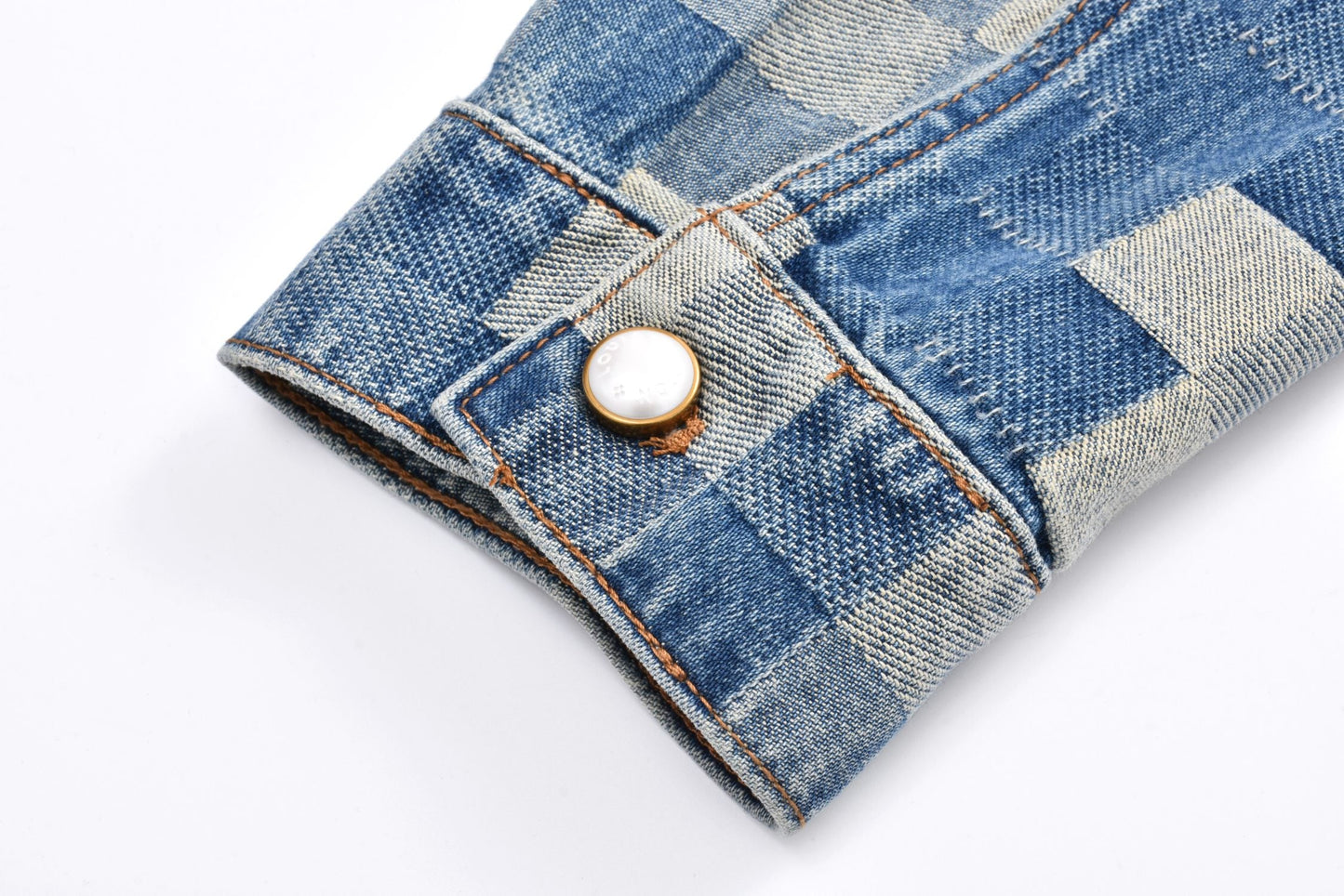 LV 馬賽克牛仔外套