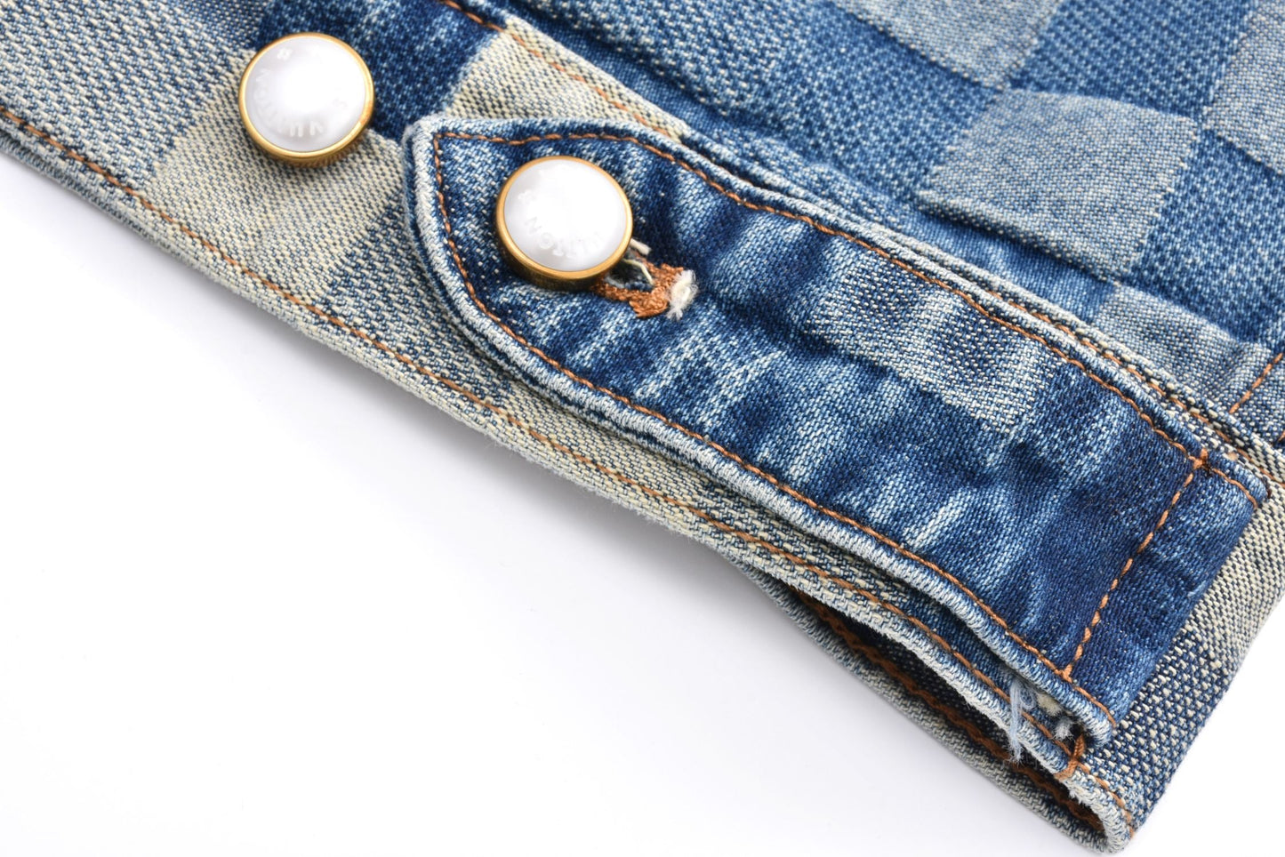 LV 馬賽克牛仔外套