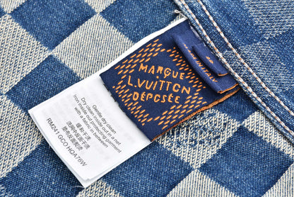 LV 馬賽克牛仔外套