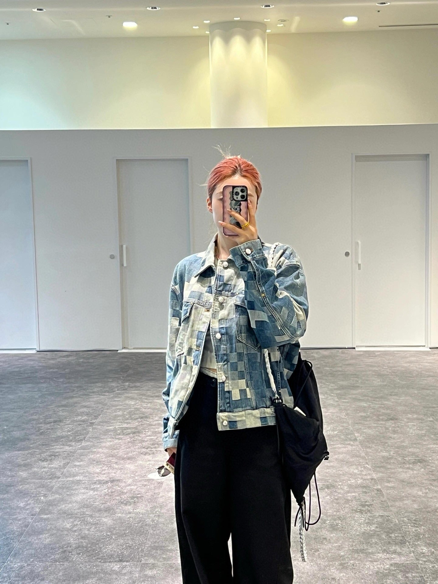 LV 馬賽克牛仔外套