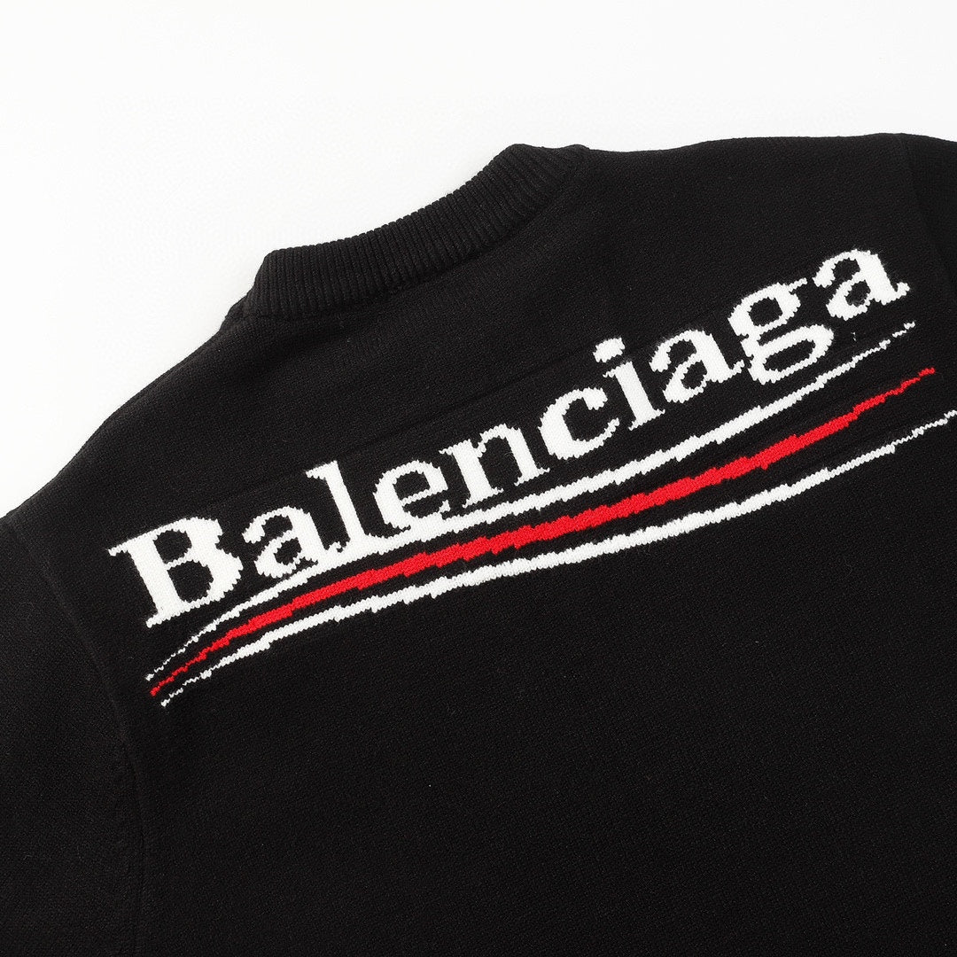 BALENCIAGA 巴黎世家LOGO毛衣