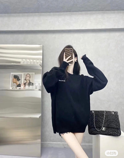 BALENCIAGA 巴黎世家LOGO毛衣