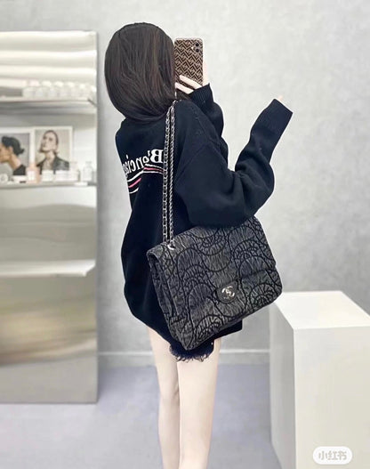 BALENCIAGA 巴黎世家LOGO毛衣