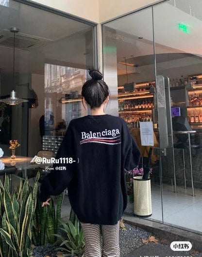 BALENCIAGA 巴黎世家LOGO毛衣