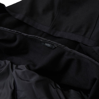 FENDI 黑藍滿印FF拼接口袋棉服