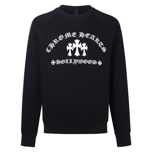 CHROME HEARTS 梵文十字架圓領衛衣