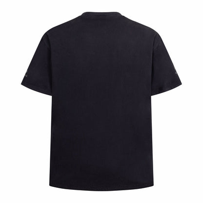 BALENCIAGA 正反雙層刺繡短袖