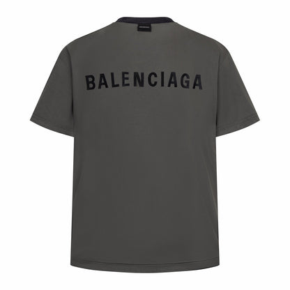 BALENCIAGA 正反雙層刺繡短袖