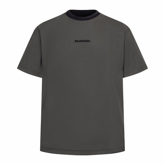 BALENCIAGA 正反雙層刺繡短袖