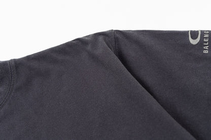 BALENCIAGA 正反雙層刺繡短袖