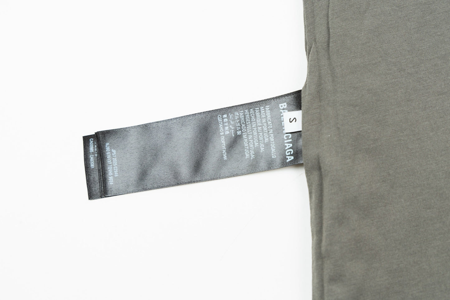 BALENCIAGA 正反雙層刺繡短袖