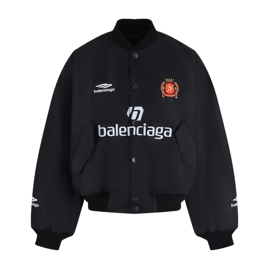 BALENCIAGA 曼聯刺繡棒球飛行棉服夾克