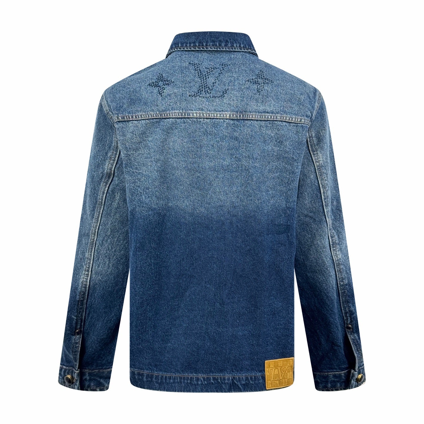 LV 哈比漸層老花牛仔外套
