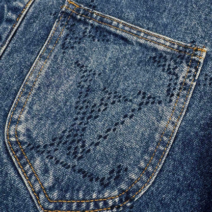 LV 哈比漸層老花牛仔外套