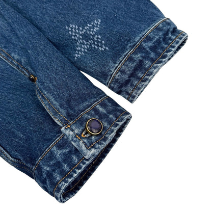 LV 哈比漸層老花牛仔外套