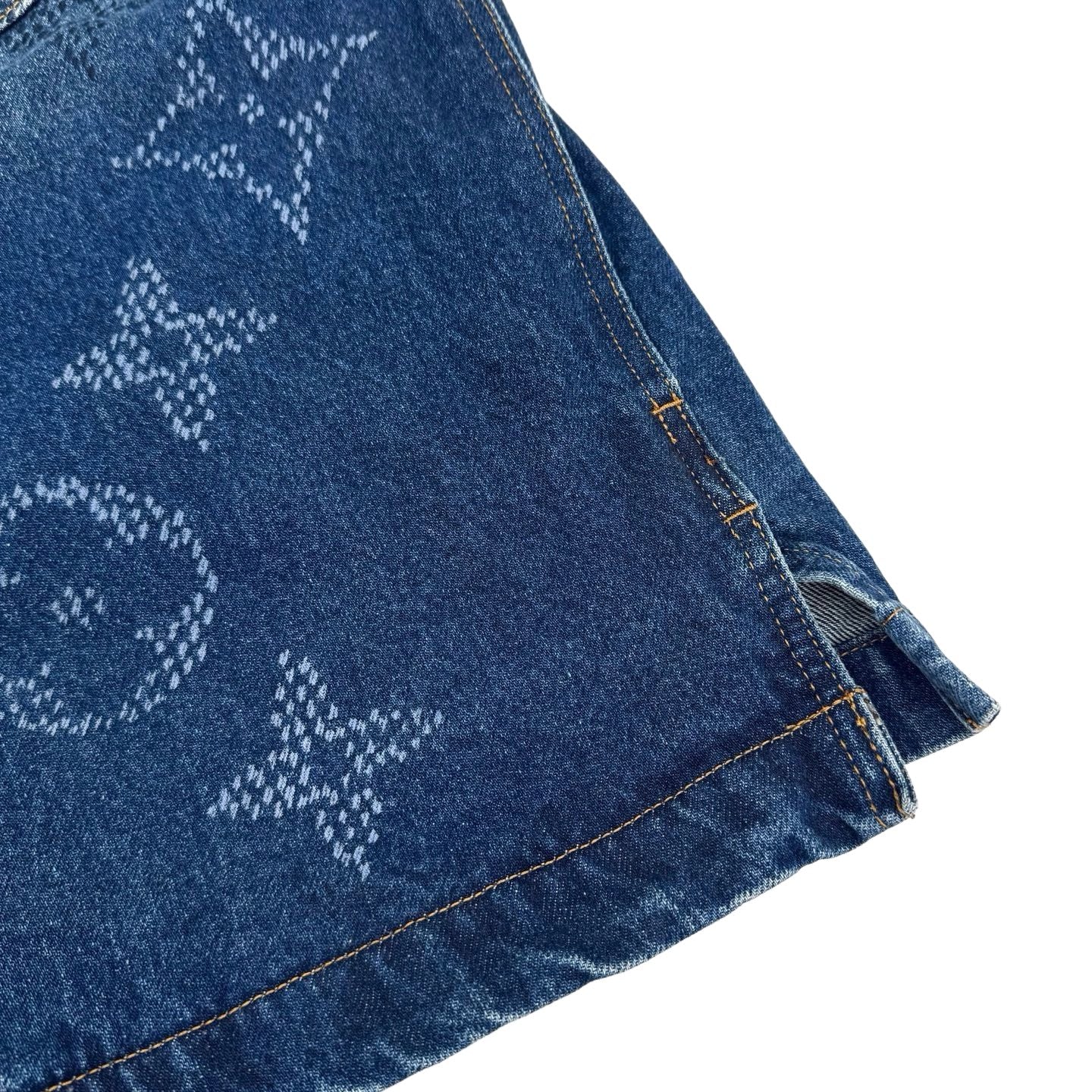 LV 哈比漸層老花牛仔外套