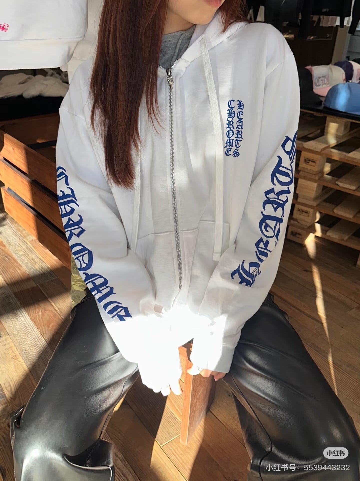 CHROME HEARTS 1998限定梵文印花連帽外套