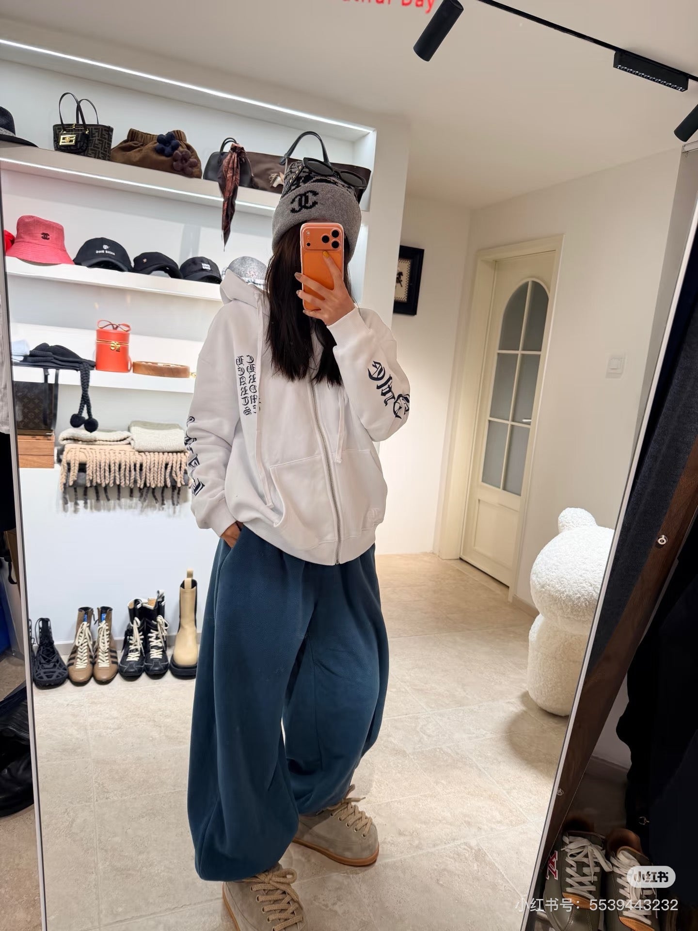 CHROME HEARTS 1998限定梵文印花連帽外套