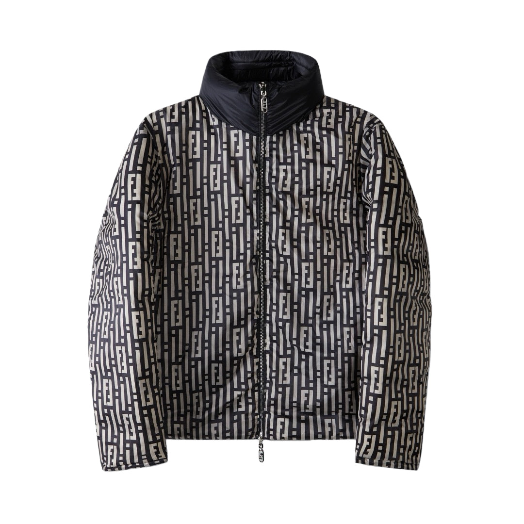 FENDI 老花滿印FF雙面穿羽絨服
