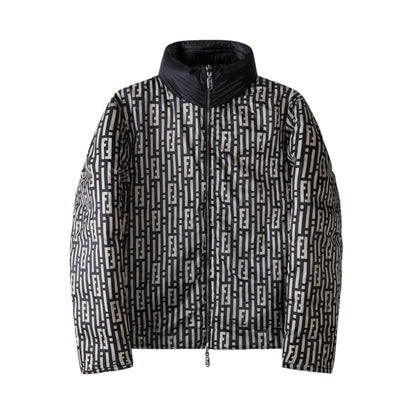 FENDI 老花滿印FF雙面穿羽絨服
