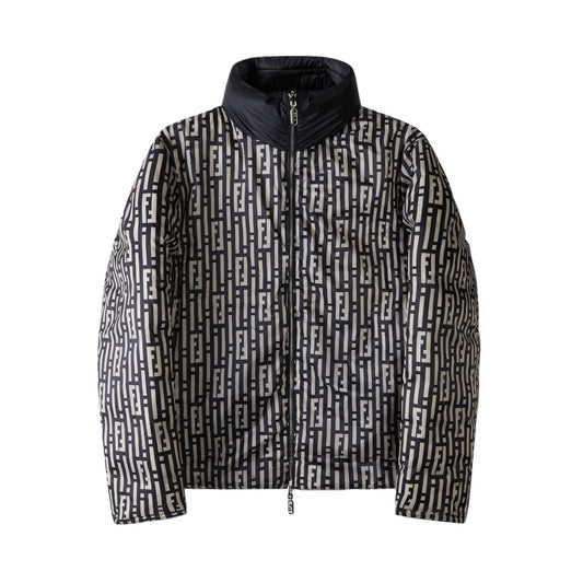 FENDI 老花滿印FF雙面穿羽絨服