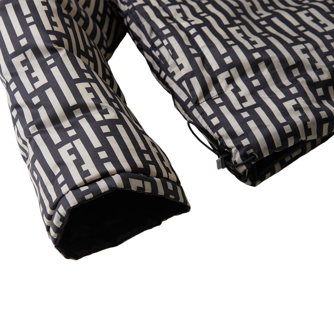 FENDI 老花滿印FF雙面穿羽絨服