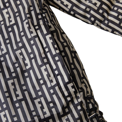 FENDI 老花滿印FF雙面穿羽絨服