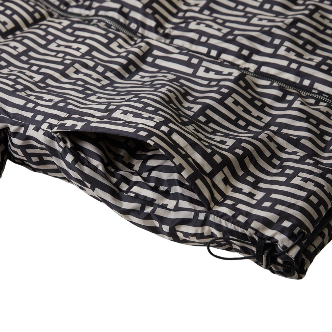 FENDI 老花滿印FF雙面穿羽絨服