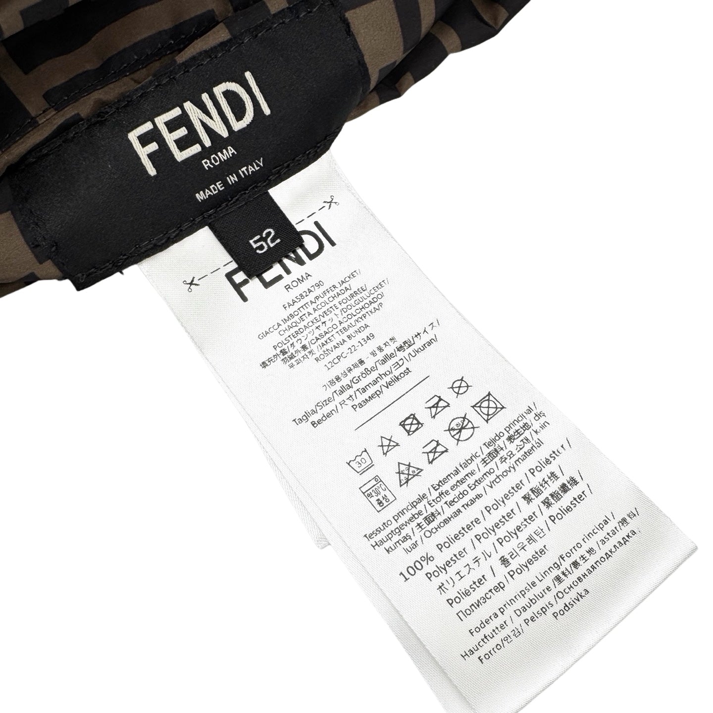 FENDI 滿印雙F雙面穿羽絨服