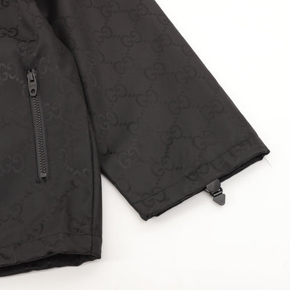 GUCCI 紅綠織帶風衣連帽外套