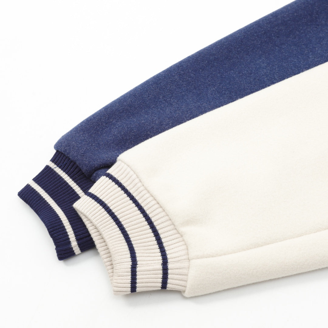 Thom Browne 拼接四槓棒球服夾克外套