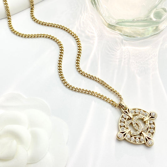 CHANEL 羅盤吊墜項鍊