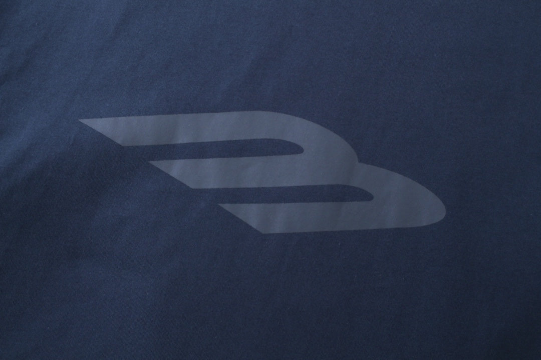 BALENCIAGA 3M字母塗鴉長袖T (藍)